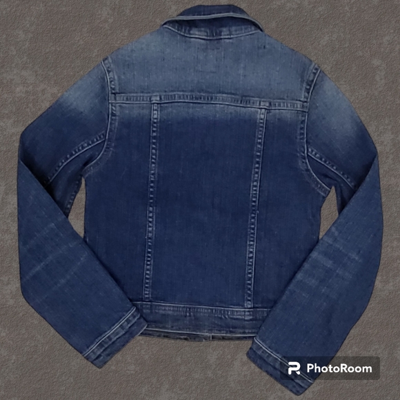 Gap Denim Blue Jacket Girls 8-9 Size Medium - Picture 7 of 10
